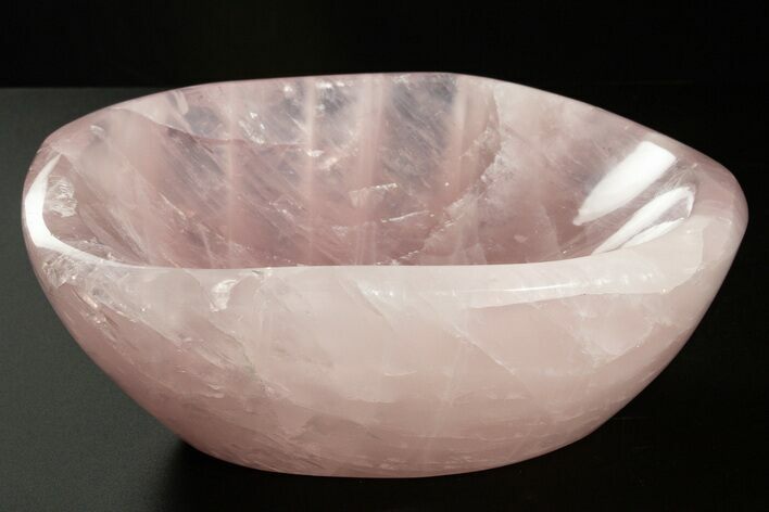 Polished Rose Quartz Dish #338460